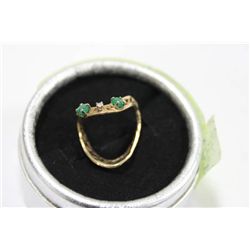 10K LADIES GOLD RING SIZE 6.5