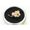 Image 1 : 14K LADIES RING W/ COLOURED PEARLS SIZE 6.75