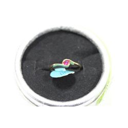 10K 0.10 CT RUBY SIZE 6 RING