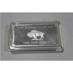 .999 SILVER 1 OZ TROY BARS