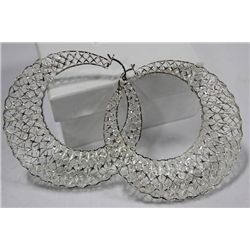 ST SILVER HOOP EARRINGS