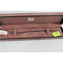 ST SILVER BLUE SAPPHIRE TENNIS BRACELET