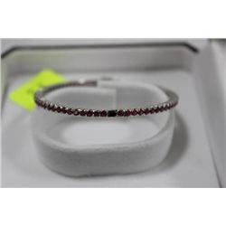 ST SILVER RUBY BRACELET