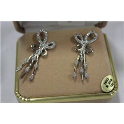 ST SILVER CZ EARRINGS