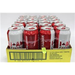 FLAT OF 24 X 473ML TALL CANS MOLSON CANADIAN