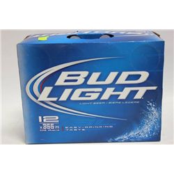 CASE OF 12 BUDLIGHT CANS