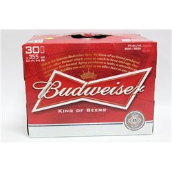 CASE OF 30 BUDWEISER CANS