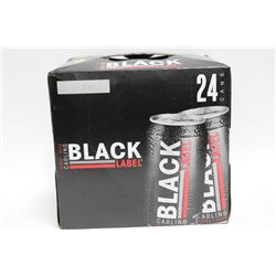 FLAT OF BLACK LABEL CANS(24)