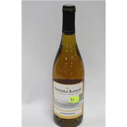 750ML BOTTLE SONORA RANCH WHITE WINE CHARDONAY 12%