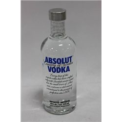 375ML BOTTLE OF ABSOLUT VODKA 40%