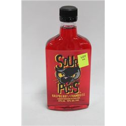 375ML BOTTLE OF RASPBERRY SOUR PUSS VODKA 15%
