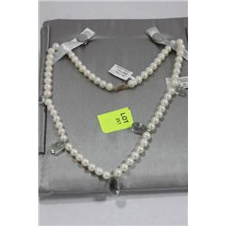 14 KT GOLD CLASP PEARL NECKLACE