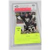 Image 1 : SIDNEY CROSBY SIGNED ROOKIE CARD #4 OUT OF 20
