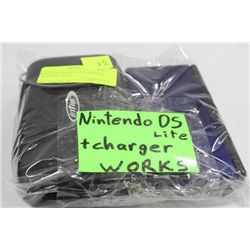 NINTENDO DS LITE AND CHARGER ON CHOICE BLUE