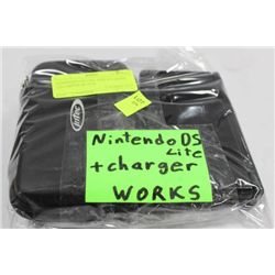 NINTENDO DS LITE AND CHARGER ON CHOICE BLACK