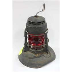 EARLY 1900'S POLICE KEROSENE LANTERN