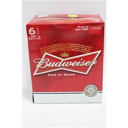 CASE OF 6 BUDWEISER BOTTLES