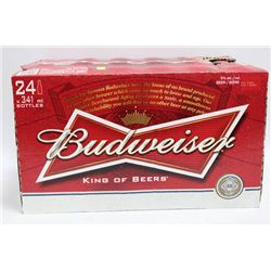 CASE OF 24 BUDWEISER BOTTLES