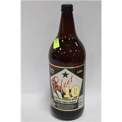 1.18L BOTTLE OF PERFECT 10  EXTRA STRONG BEER 8.6%