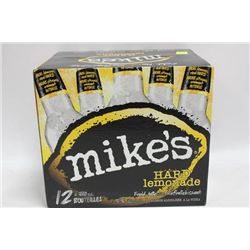 CASE OF 12 BOTTLES OF MIKE'S HARD LEMONADE