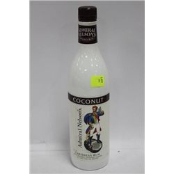 750ML BOTTLE OF ADMIRAL NELSONS COCONUT RUM 21%