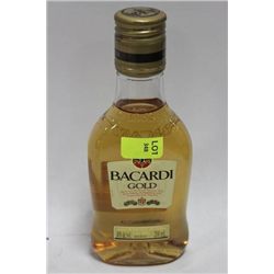 200ML BOTTLE OF BACARDI GOLD RUMX6