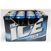 Image 1 : CASE OF 12 BLACK ICE 710ML CANS