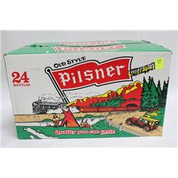 CASE OF 24 PILSNER BEER BOTTLES