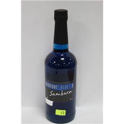 750ML BOTTLE OF MIDNIGHT BLUE SAMBUCA