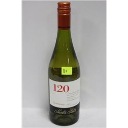 750ML BOTTLE OF SANTA RITA CHARDONAY 13.5%
