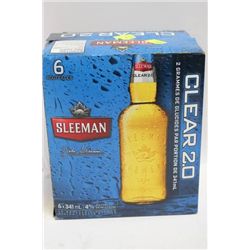 CASE OF 6 SLEEMAN LIGHT BEER