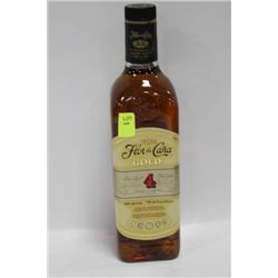 750ML BOTTLE OF FLOR DE CANA GOLD RUM 40%