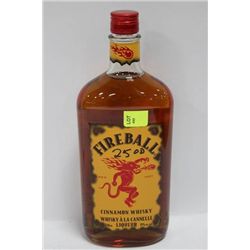 750ML BOTTLE OF FIREBALL CINNAMIN WHISKEY 33%