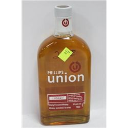 750ML BOTTLE OF PHILIPS UNION CHERRY WHISKEY