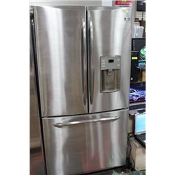 GE PROFILE ST STEEL FRENCH DOOR FRIDGE W IN DOOR
