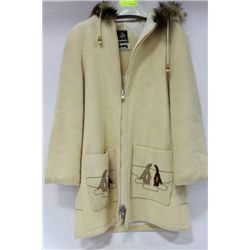 INUIT JAMES BAY PURE VIRGIN WOOL LADIES COAT