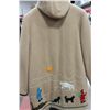 Image 2 : INUIT JAMES BAY LADIES COAT SIZE 10 INTRICATE HAND