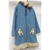 Image 1 : INUIT HANDCRAFTED LADOES COAT W DOGSLED DESIGN