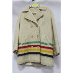 HUSONS BAY COMPANY HANDCRAFTED LADIES BLANKET COAT