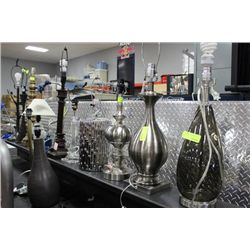 SHOWHOME COLLECTION OF ASST. LAMPS -NO SHADES
