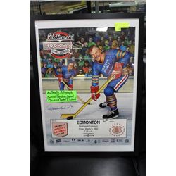 AUTHENTIC AUTOGRAPH MAURICE "ROCKET" RICHARD