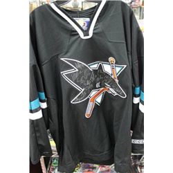 SAN JOSE SHARKS TEAM SIGNED JERSEY SIZE:XL