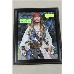 AUTHENTIC AUTOGRAPH JONNY DEPP PHOTO