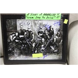AUTHENTIC AUTOGRAPH CAST OF "SONS OF ANARCHY"