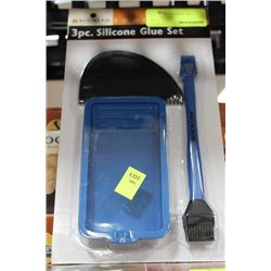ROCKLER 3 PC SILICONE GLUE SET