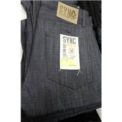 PAIR OF NEW SYNC JEANS ON CHOICE: SIZE 30