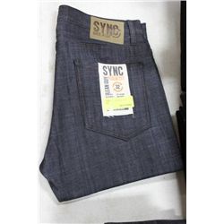 PAIR OF NEW SYNC JEANS ON CHOICE: SIZE 32