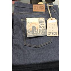 PAIR OF NEW SYNC JEANS ON CHOICE: SIZE 38