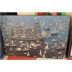 SHIP PICTURE WALL PLAQUE
