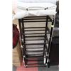 Image 1 : SHOWHOME WOOD AND FABRIC SHOE RACK